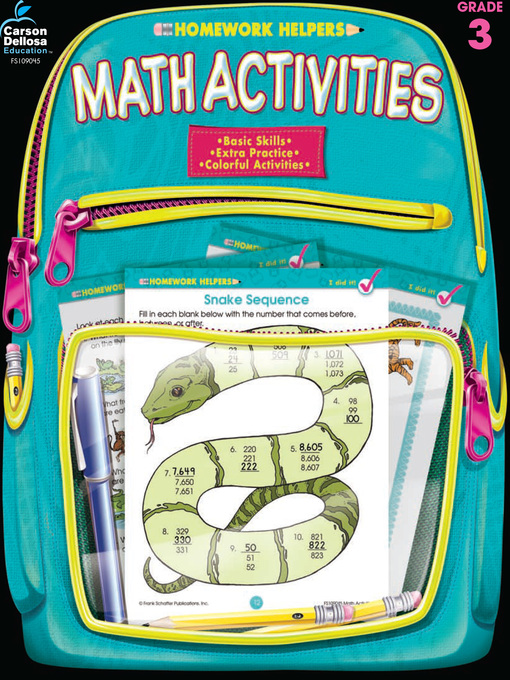 Title details for Math Activities, Grade 3 by Frank Schaffer Publications - Available